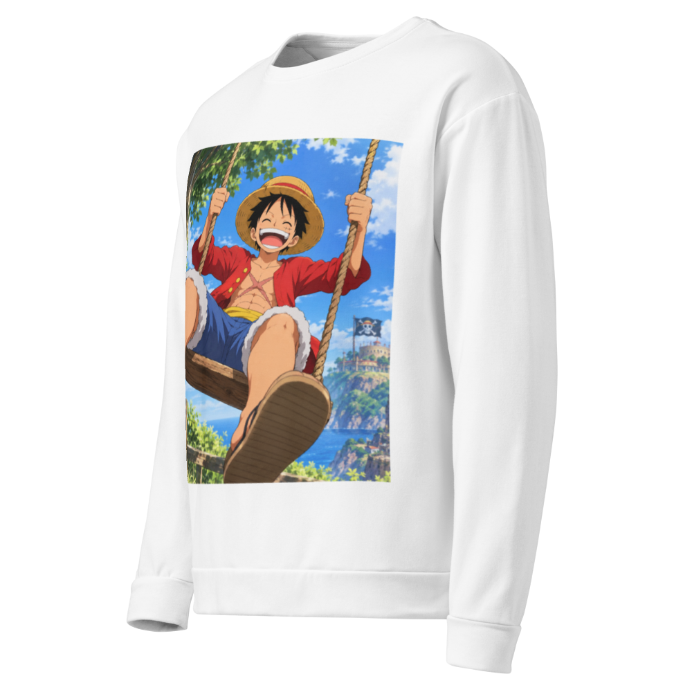 Luffy siting sweat shirt