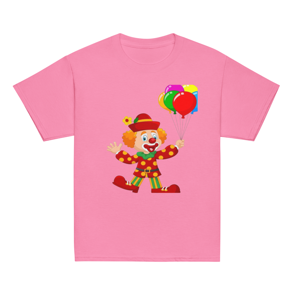 Cute Cartoon Clown Kids T-Shirt
