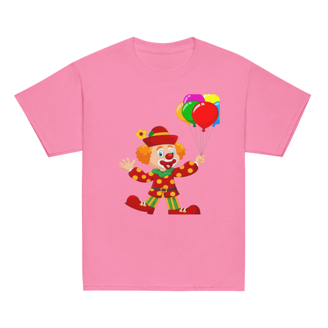 Cute Cartoon Clown Kids T-Shirt