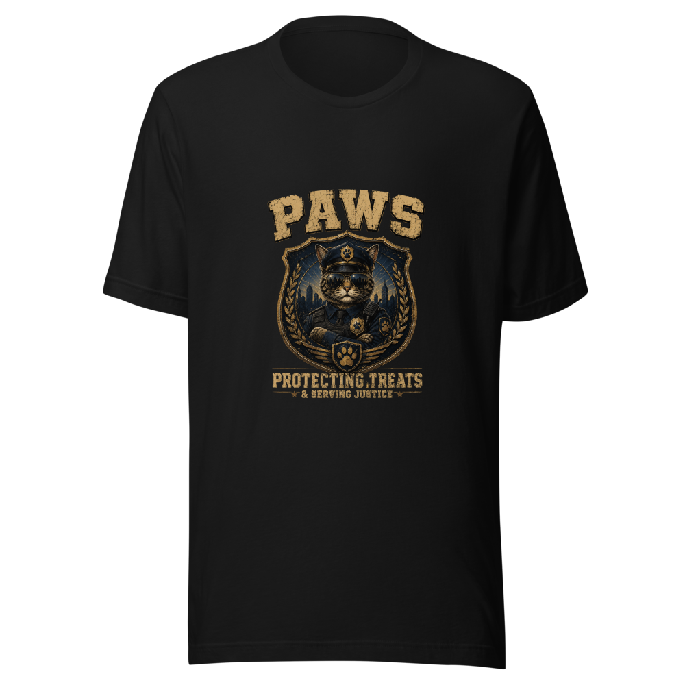 Cat Paws Police Tshirt