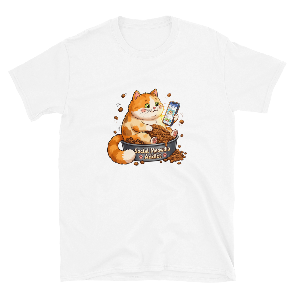 Social Meowdia Addict Cat