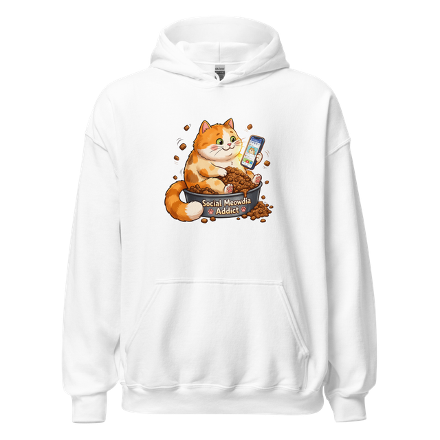 Social Meowdia Addict Cat
