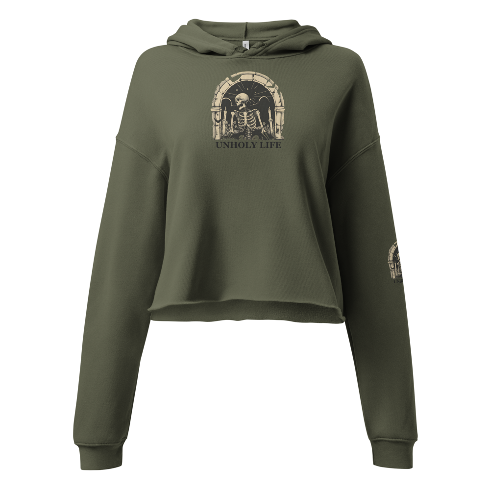 Candles the women's cropped hoodie