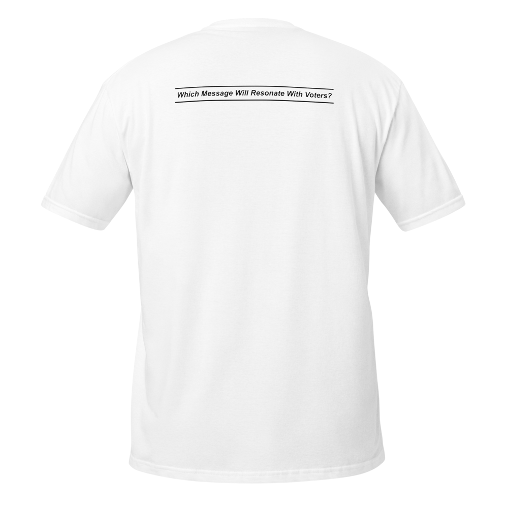 "Which Message Will Resonate With Voters?" T-Shirt