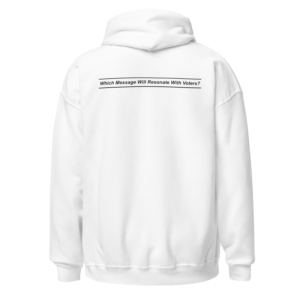 "Which Message Will Resonate With Voters?" Hoodie