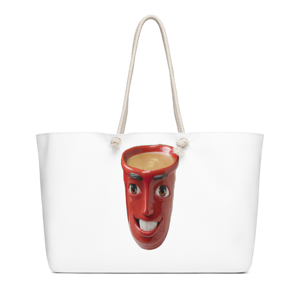 Red Cup Of Coffee Weekender Bag