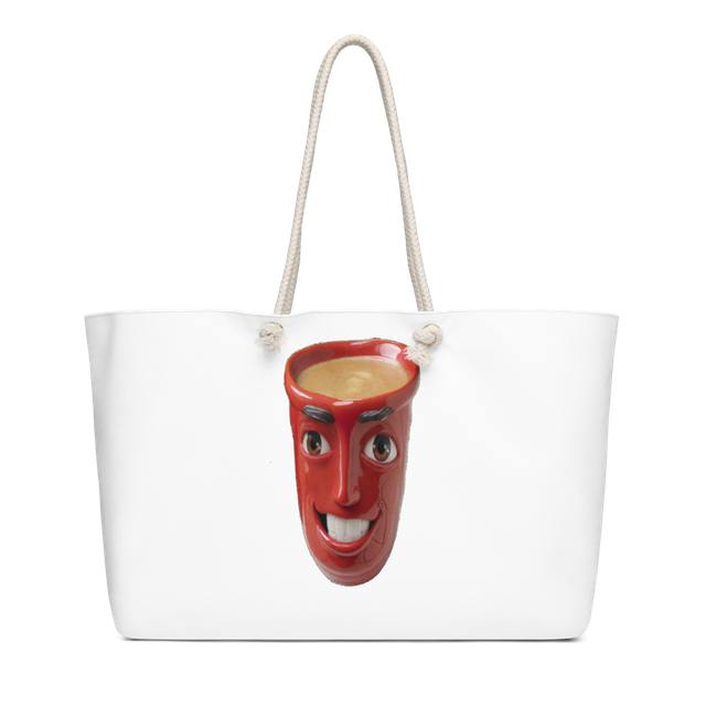 Red Cup Of Coffee Weekender Bag