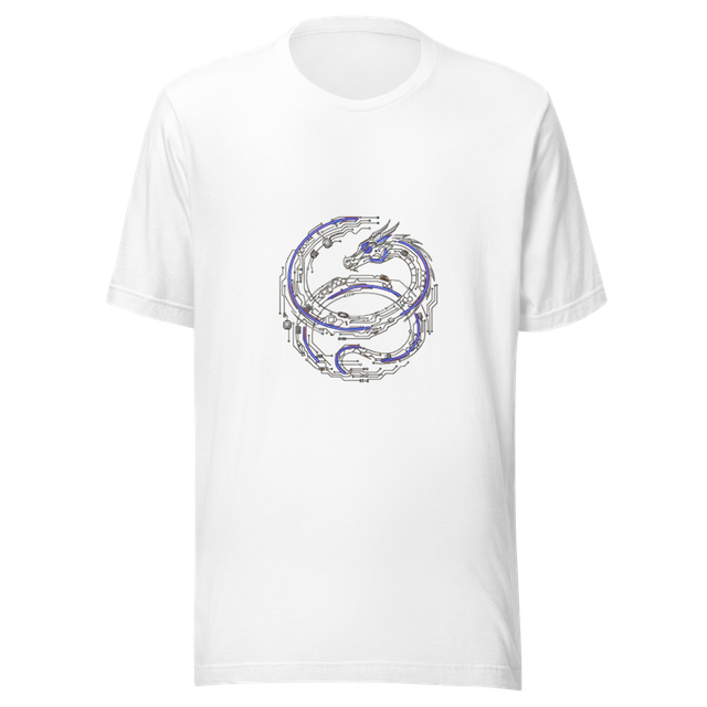 Cyber Circuit Dragon - Futuristic Tech Emblem