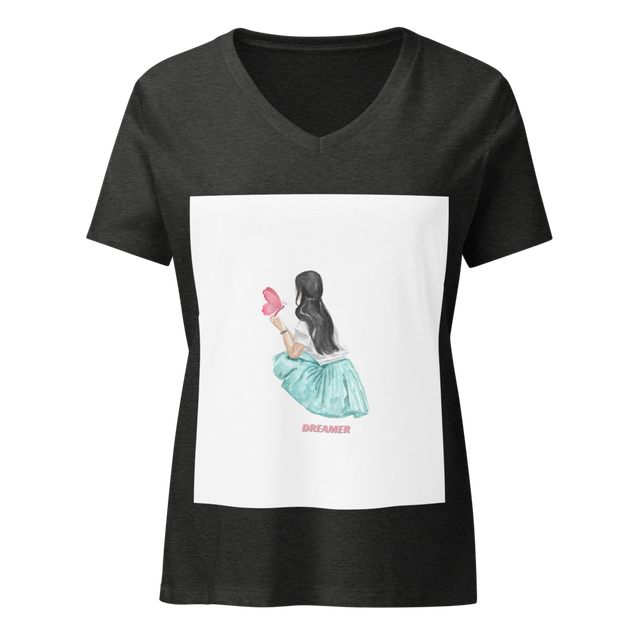DREAMER WOMEN RELAXED V NECK T SHIRT