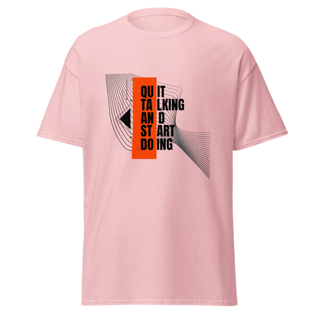 Do It If It's Hard|Motivational Typography T-shirt