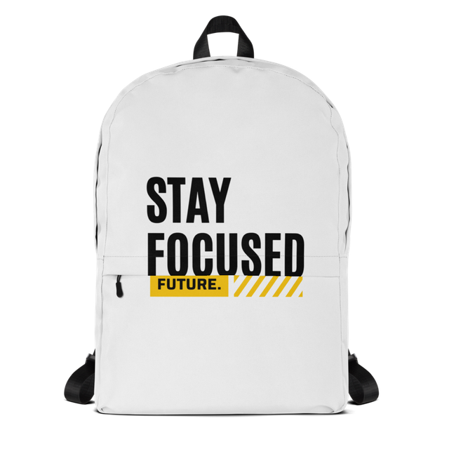 Stay Focused Inspirational All-Over Print Backpack