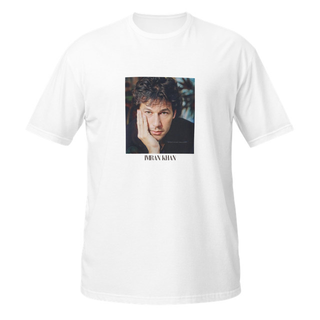 UNISEX BASIC SOFTSTYLE TSHIRT with IMRAN KHAN pic