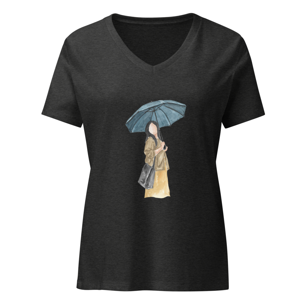 Women's Relaxed V Neck T Shirt