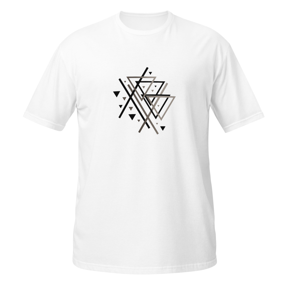 Minimalist Geometric Triangle T-Shirt