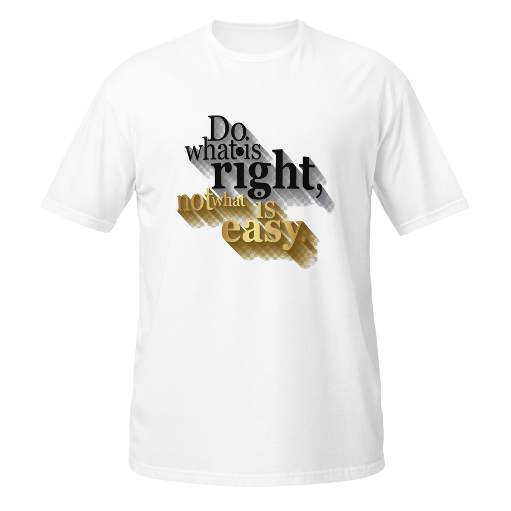Do What Is Right Typography Art