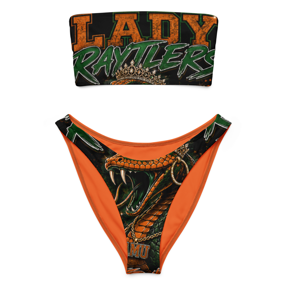 Lady rattler swimsuit orange