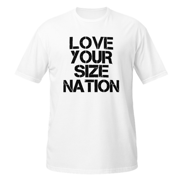 LOVE YOUR SIZE NATION black v6