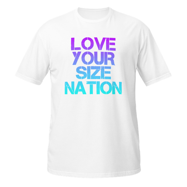 LOVE YOUR SIZE NATION turq/purp (v16)