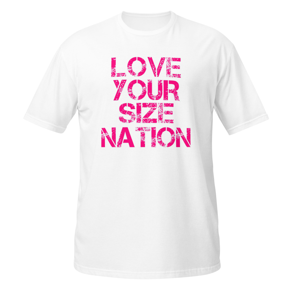 LOVE YOUR SIZE NATION pink v9