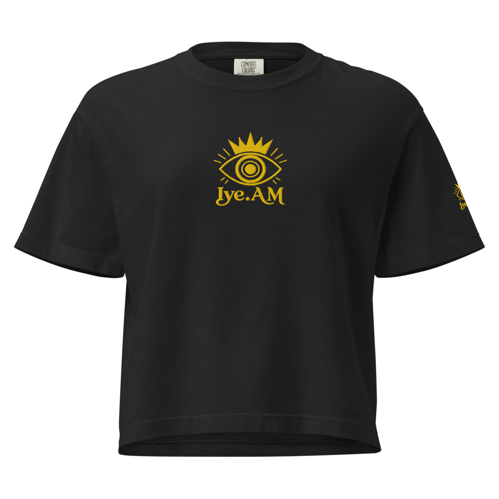 IYE.AM Women’s Signature Eye Cropped Tee