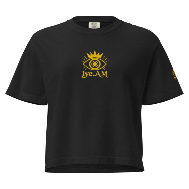 IYE.AM Women’s Signature Eye Cropped Tee