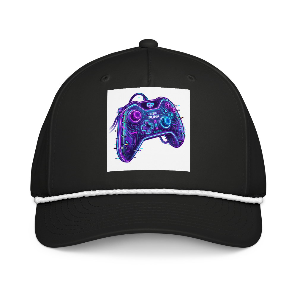 Cyberpunk Gamer Controller Rope Cap Hat