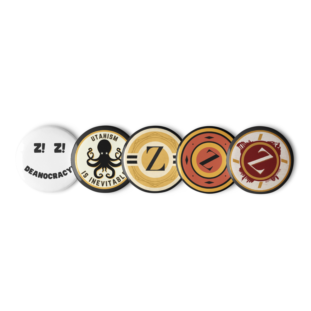 Official Monsieur Z Button Collection - Series 1