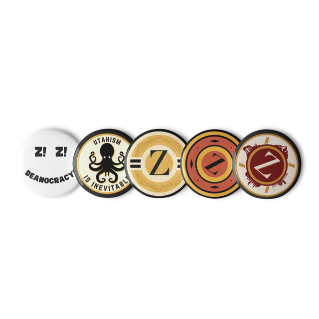 Official Monsieur Z Button Collection - Series 1