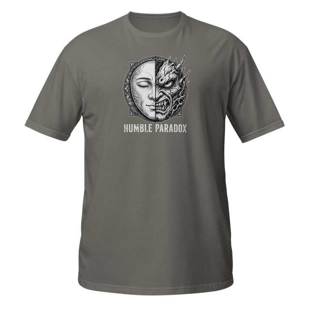 Humble Paradox — Dual Faces Charcoal Tee