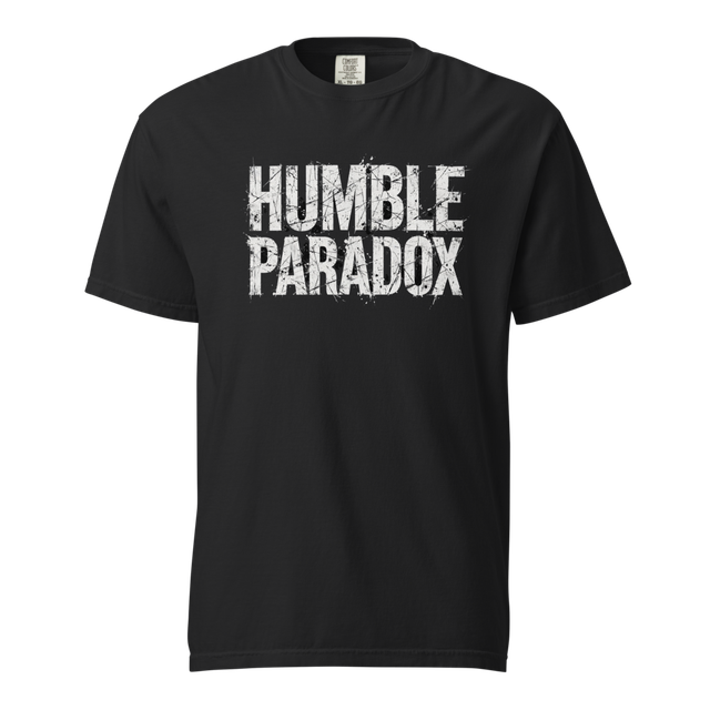 Distressed Wordmark: Onyx — Humble Paradox Tee