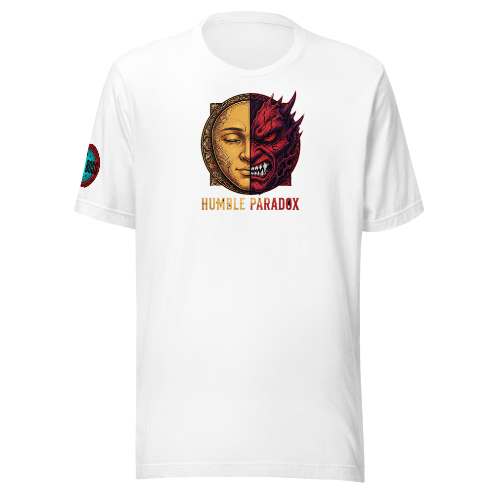 Humble Paradox — Dual Faces White Tee