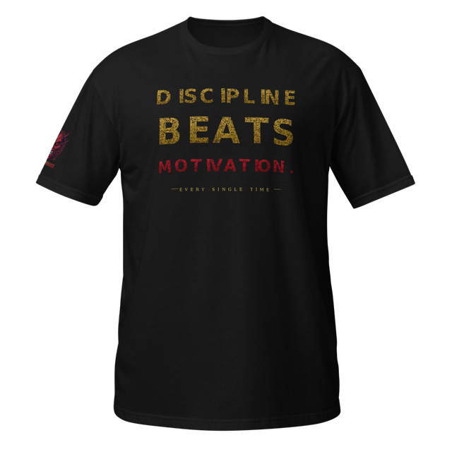 Humble Paradox — Discipline Beats Motivation Tee
