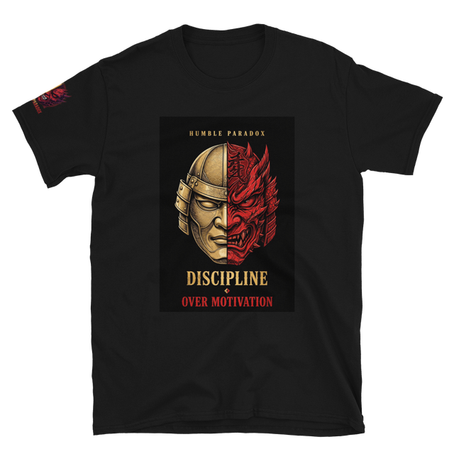 Humble Paradox — Discipline Over Motivation Tee