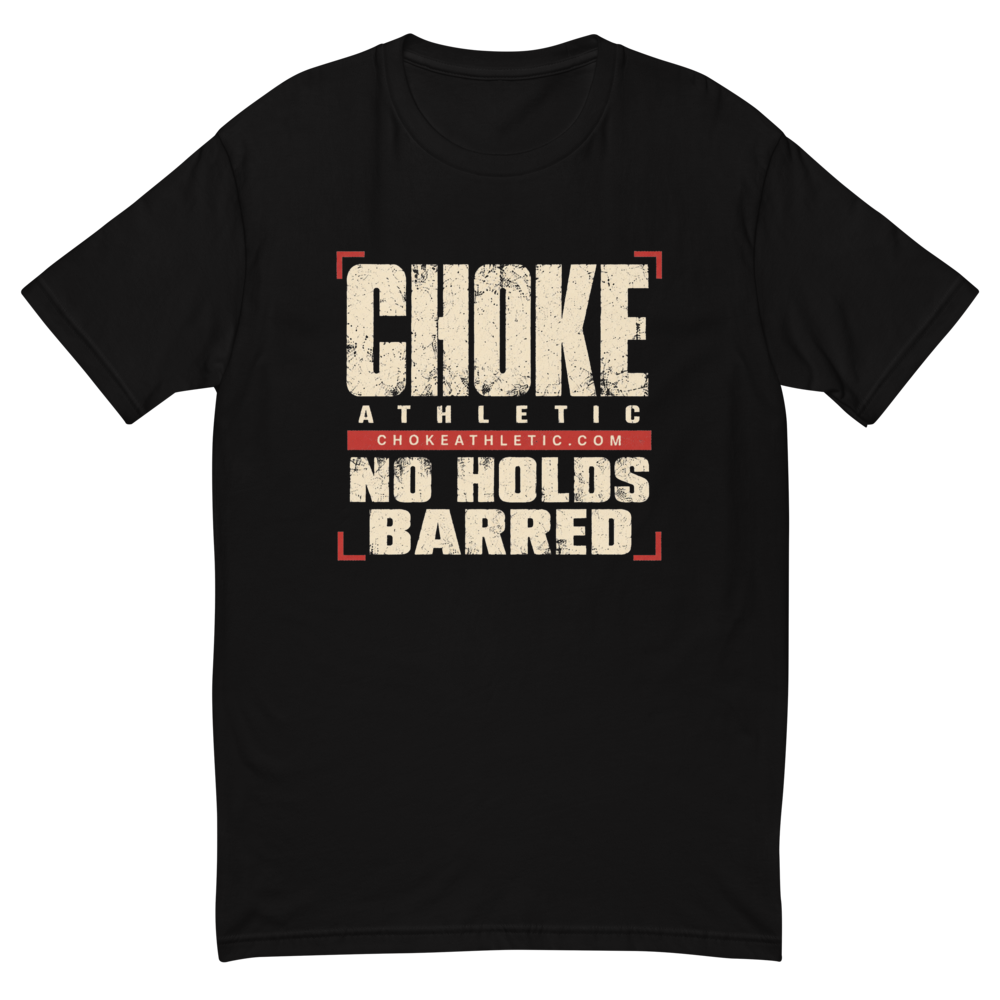 Choke Athletic No Holds Barred Black Fitted Tee