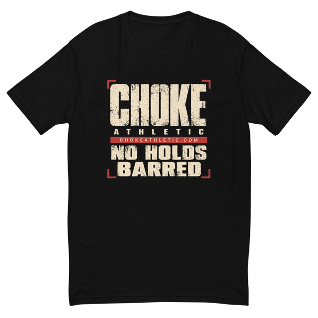 Choke Athletic No Holds Barred Black Fitted Tee