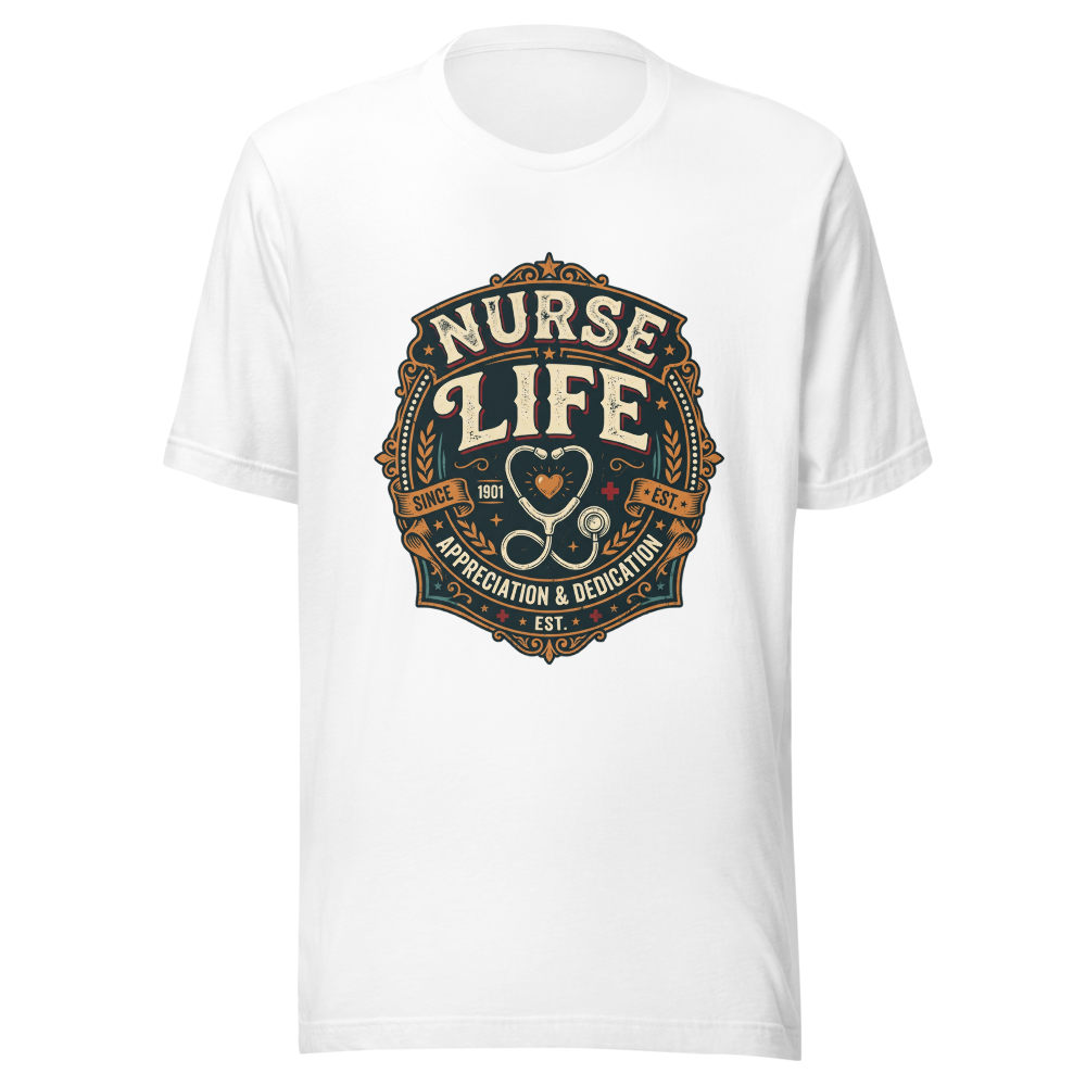 Nurse Life Vintage T-Shirt - Nurse Gift