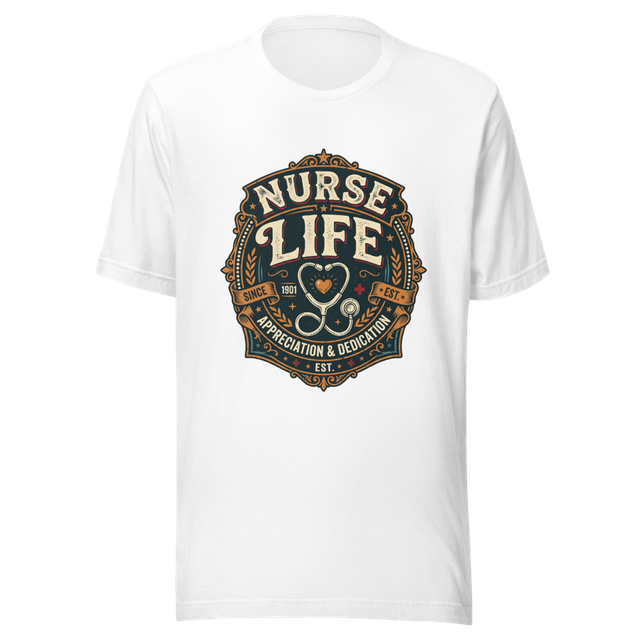 Nurse Life Vintage T-Shirt - Nurse Gift