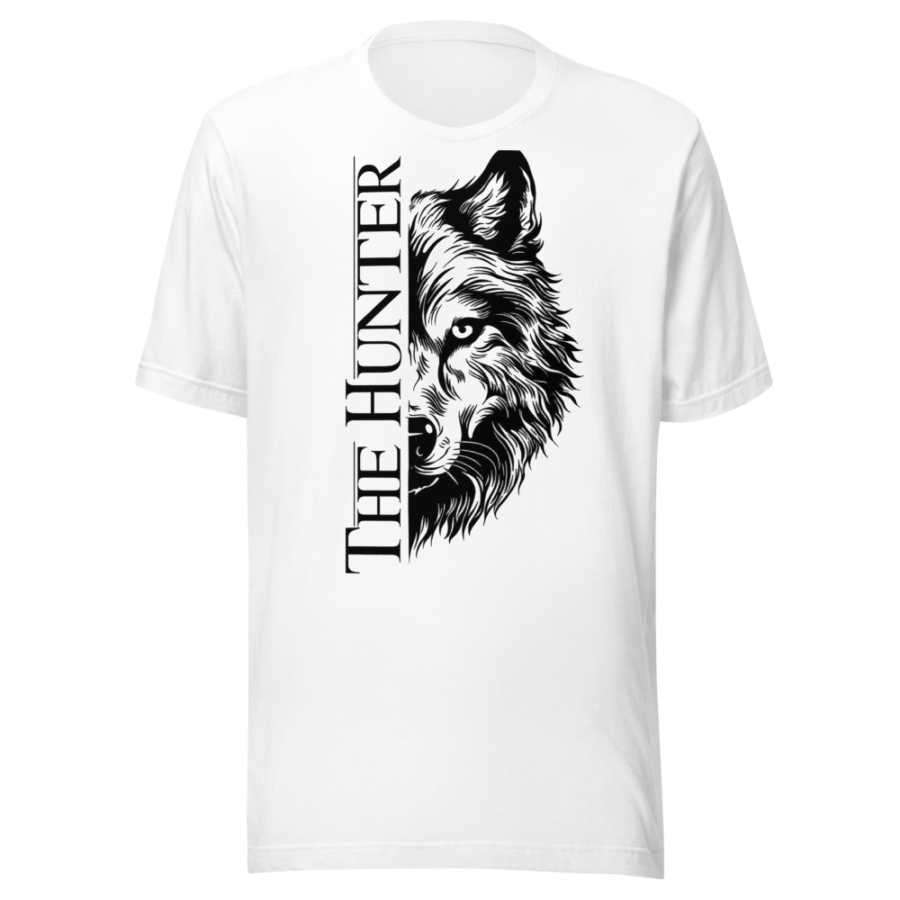 The Hunter Wolf Graphic T-Shirt | Unisex Streetwea
