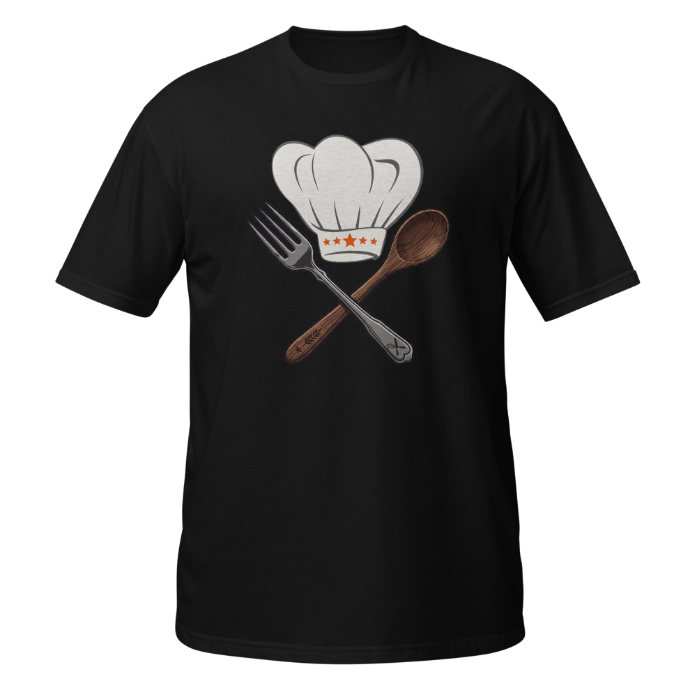 Chef's hat & cutlery, culinary art, stars