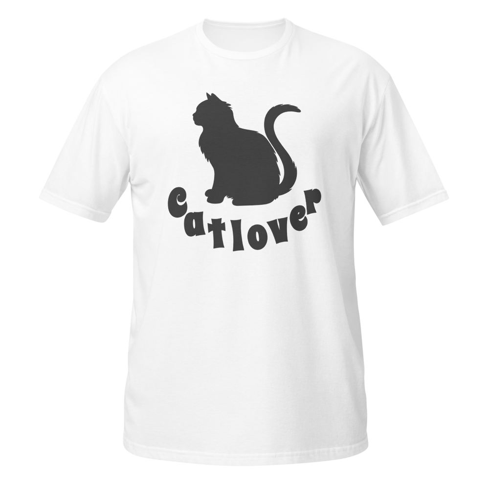 Cat Silhouette with the text "Cat Lover" 