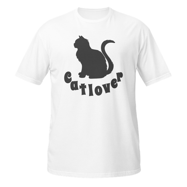 Cat Silhouette with the text "Cat Lover"