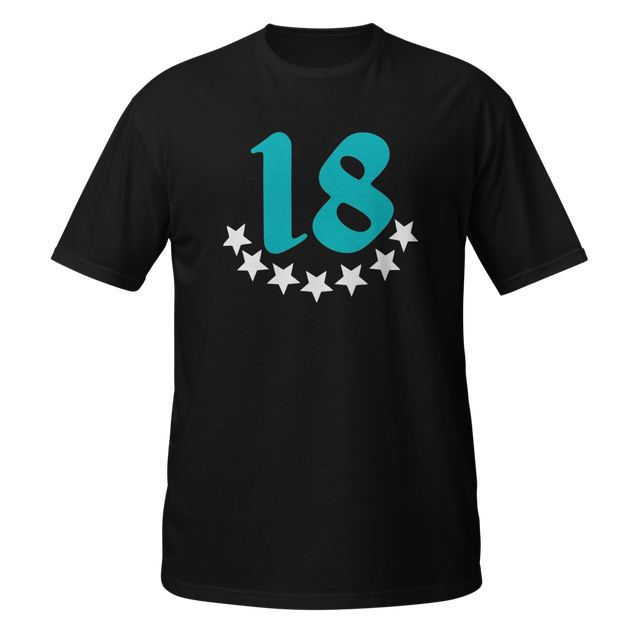 18th birthday gift with star motif