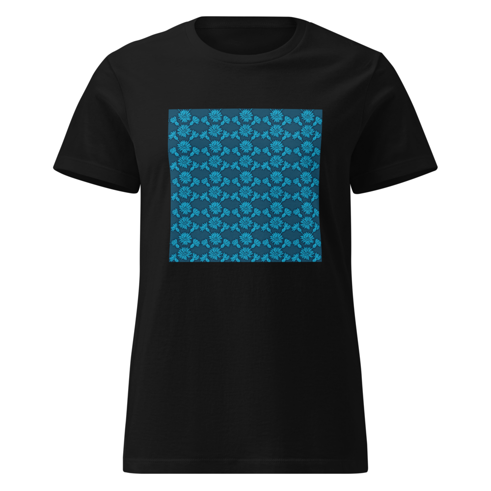 Blue Cornflower Pattern Art