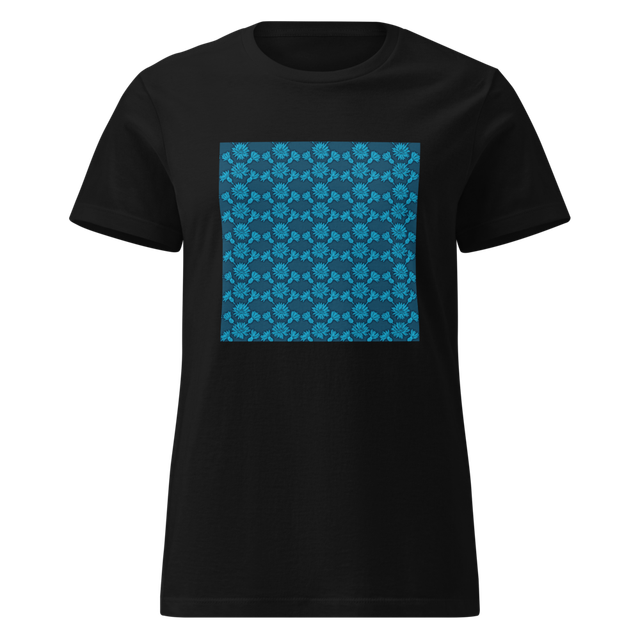 Blue Cornflower Pattern Art