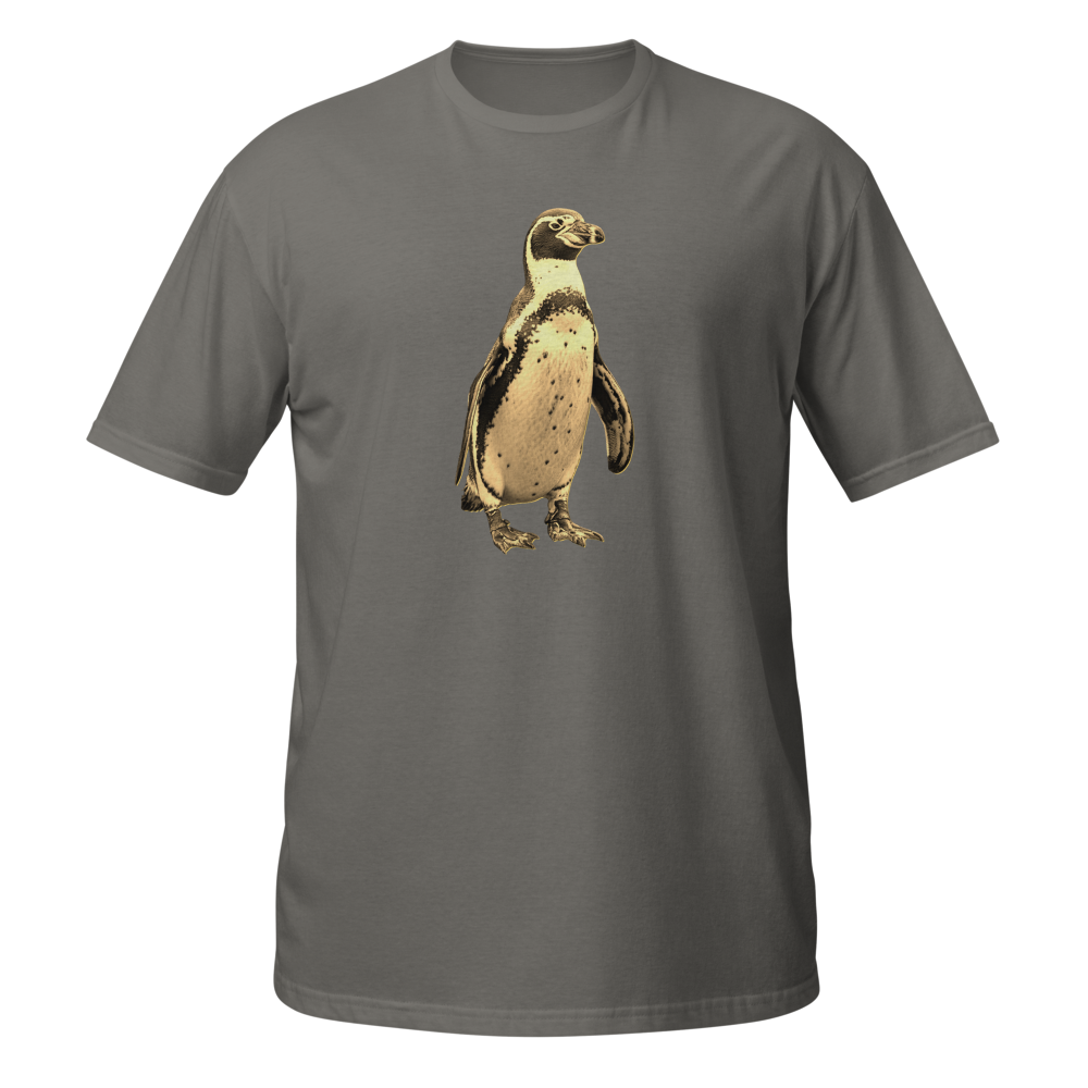 High-contrast black-and-white penguins