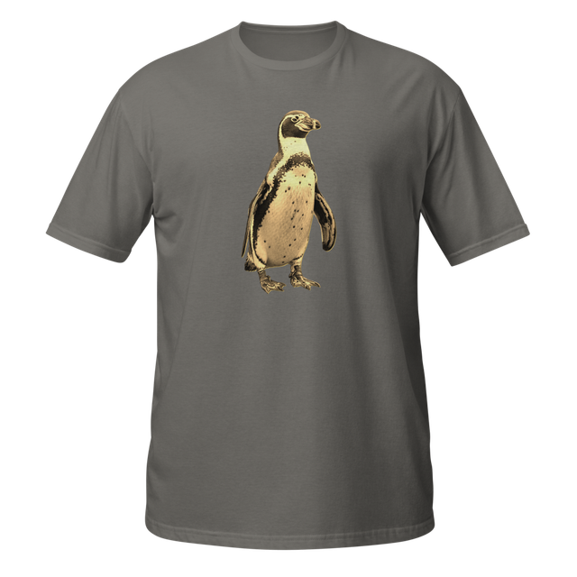 High-contrast black-and-white penguins