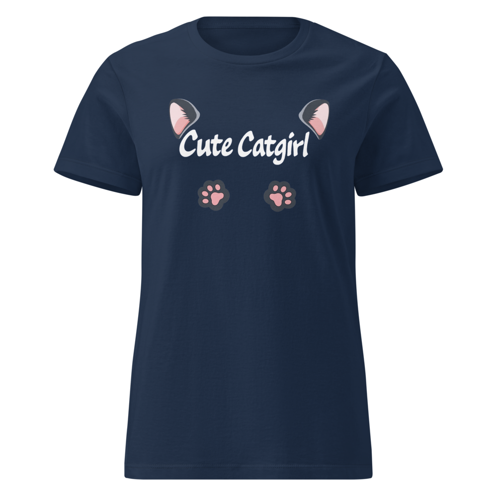 Cute catgirl anime graphic with cat ears