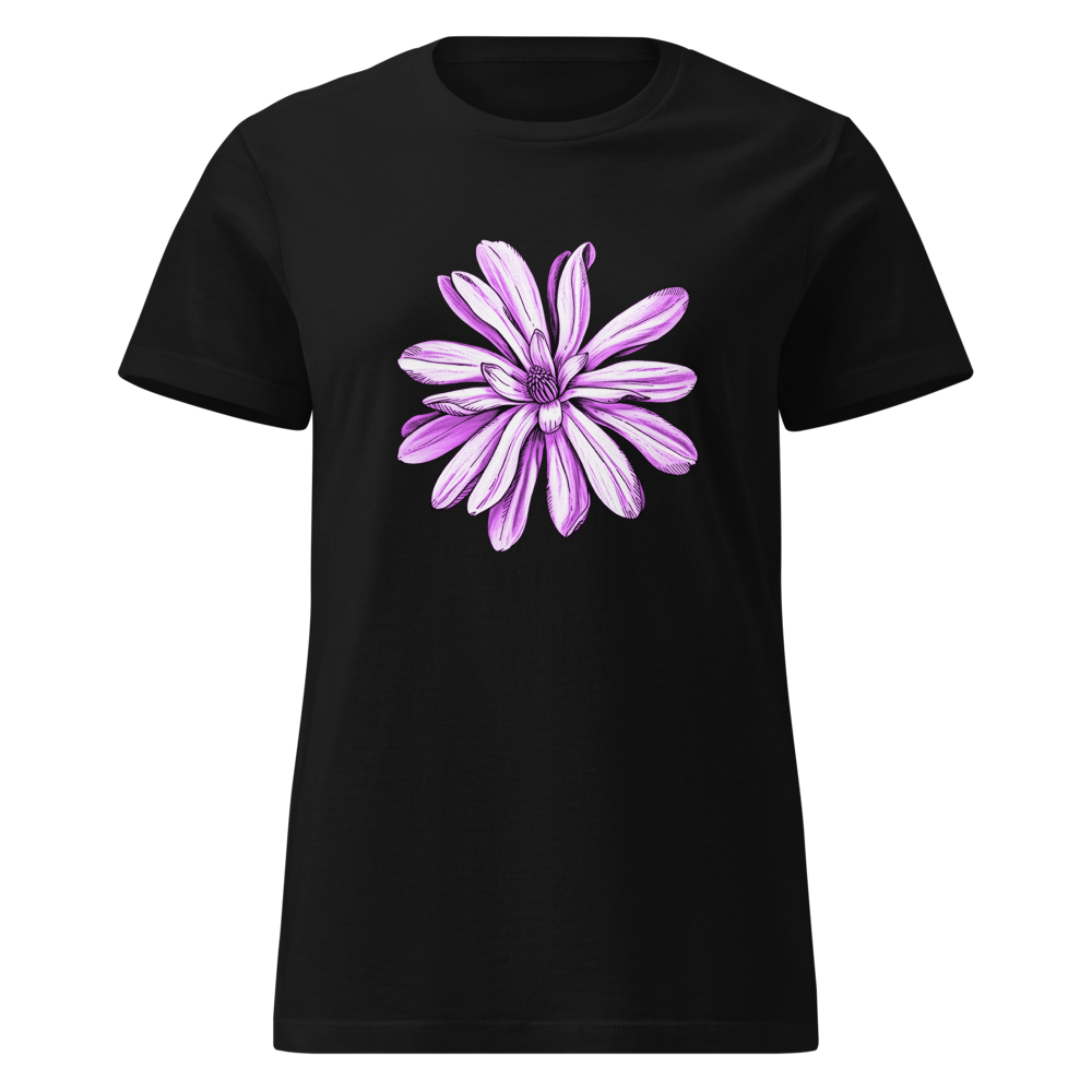 Star magnolia – monochrome floral drawing