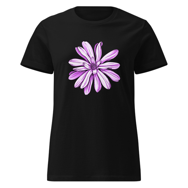 Star magnolia – monochrome floral drawing