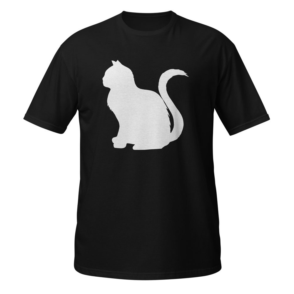 Minimalist unisex cat silhouette